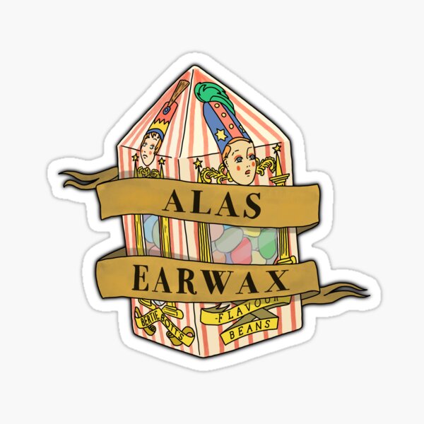 Alas, Earwax Sticker