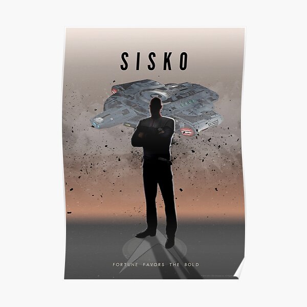 Sisko from Star Trek Deep Space Nine Poster