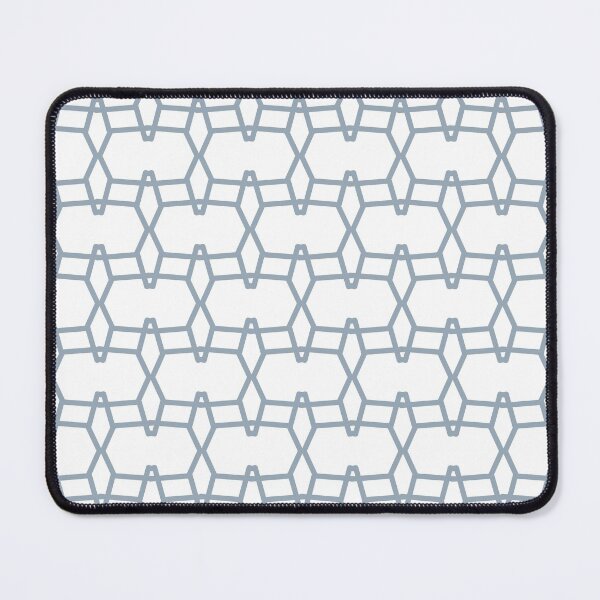 Item preview, Blue and White Tessellation Line Pattern 9 - 2022 Popular Color Sherwin Williams Aleutian SW 6241 designed and sold by ColorOfTheYears.