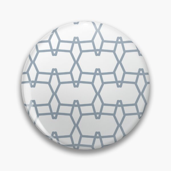 Item preview, Blue and White Tessellation Line Pattern 9 - 2022 Popular Color Sherwin Williams Aleutian SW 6241 designed and sold by ColorOfTheYears.
