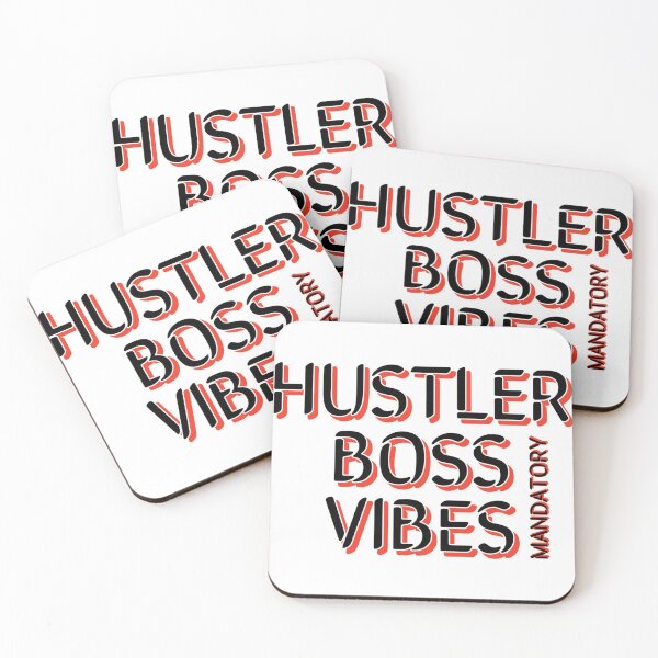 Item preview, Hustler boss vibes mandatory red designed and sold by Mandatory.