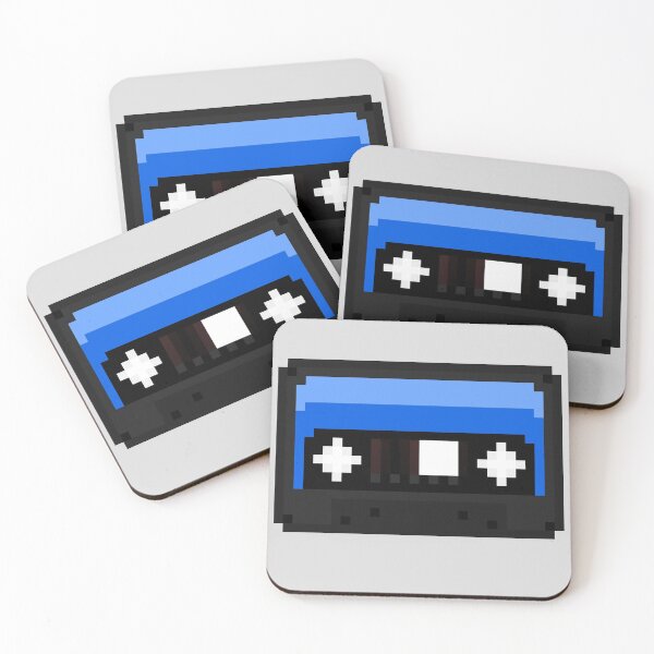 Item preview, Blue Pixel Cassette Tape designed and sold by rin3d .