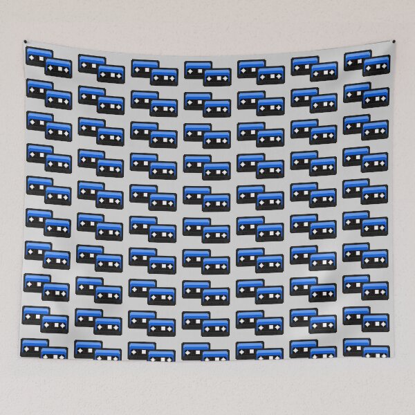 Item preview, Blue Pixel Cassette Tape designed and sold by rin3d .