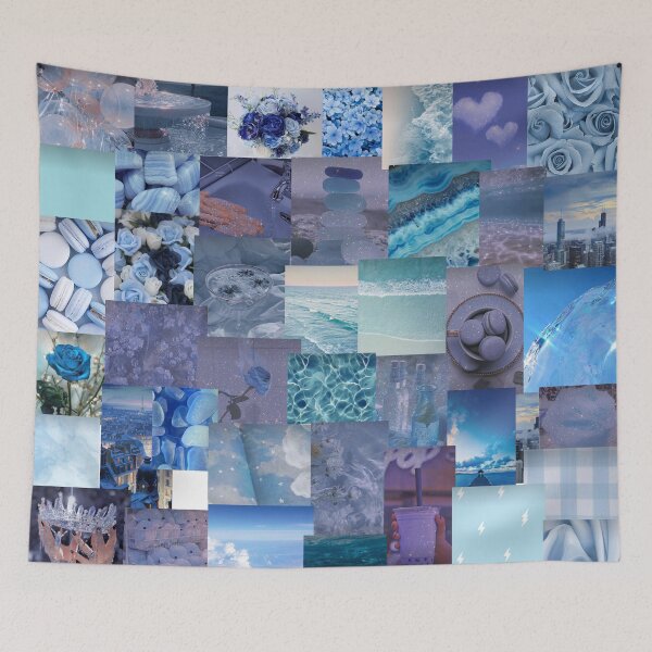 Item preview, Baby blue collage  designed and sold by LEOsssss.