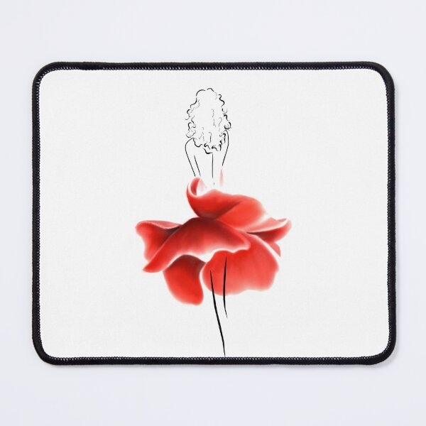 Item preview, Latin Dancer Poppy Flower Minimalist Design designed and sold by Tyler Rosso.