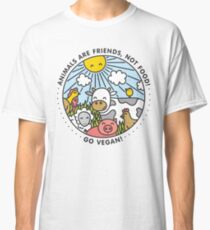 Animals are friends, not food. Go vegan! Classic T-Shirt