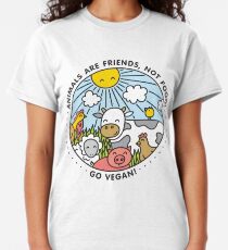 Animals are friends, not food. Go vegan! Classic T-Shirt
