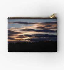 Sunset over the speyside hills Studio Pouch