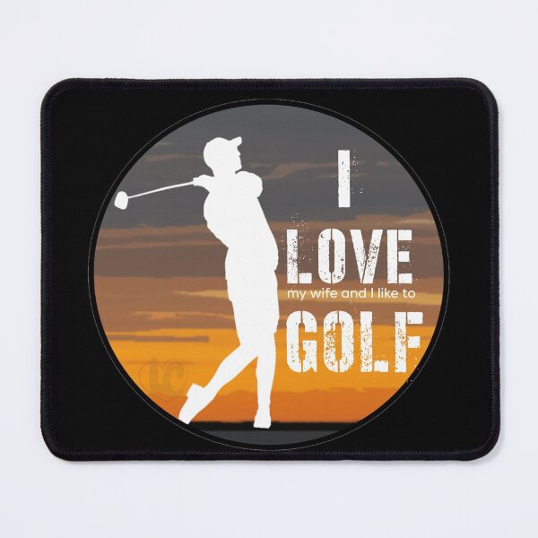 Item preview, I love golf (like golf love wife) design for wife and golf lovers designed and sold by LifeCrush.
