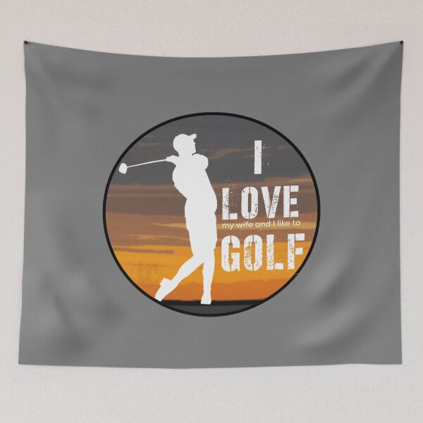 Item preview, I love golf (like golf love wife) design for wife and golf lovers designed and sold by LifeCrush.