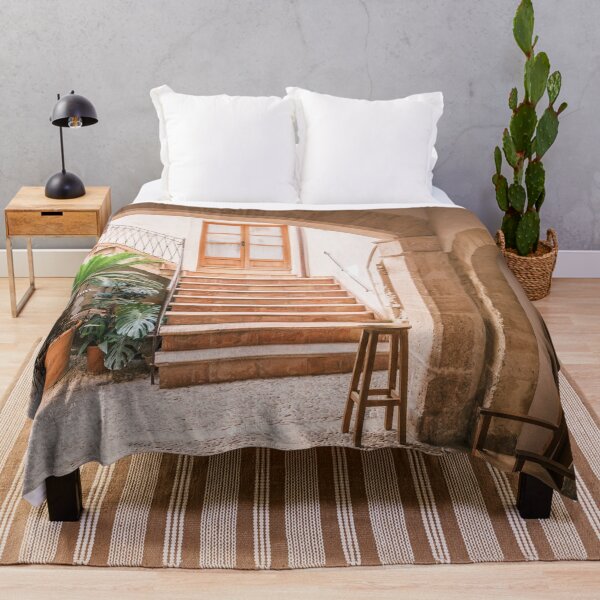 Item preview, Spanish Patio with beautiful cycad plant designed and sold by mhailittlearts.