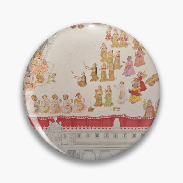 Item preview, Maharana Jagat Singh Attending the Raslila designed and sold by HinduArtGallery.
