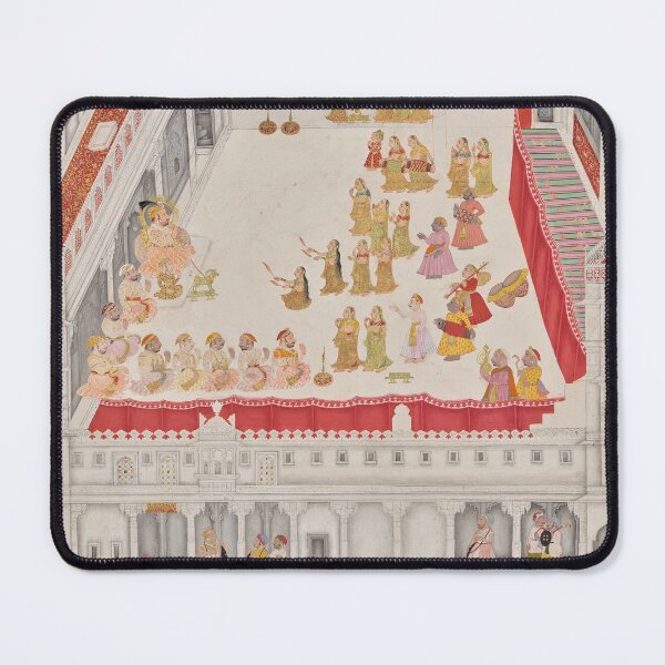 Item preview, Maharana Jagat Singh Attending the Raslila designed and sold by HinduArtGallery.