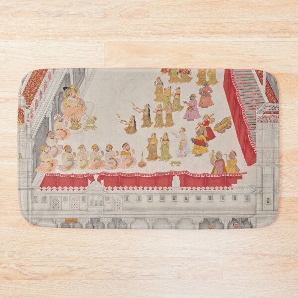 Item preview, Maharana Jagat Singh Attending the Raslila designed and sold by HinduArtGallery.