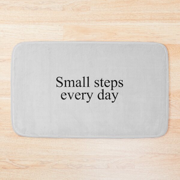 Item preview, Small Steps Every Day, Motivational quotes designed and sold by Minimalist Quotes and Sayings.