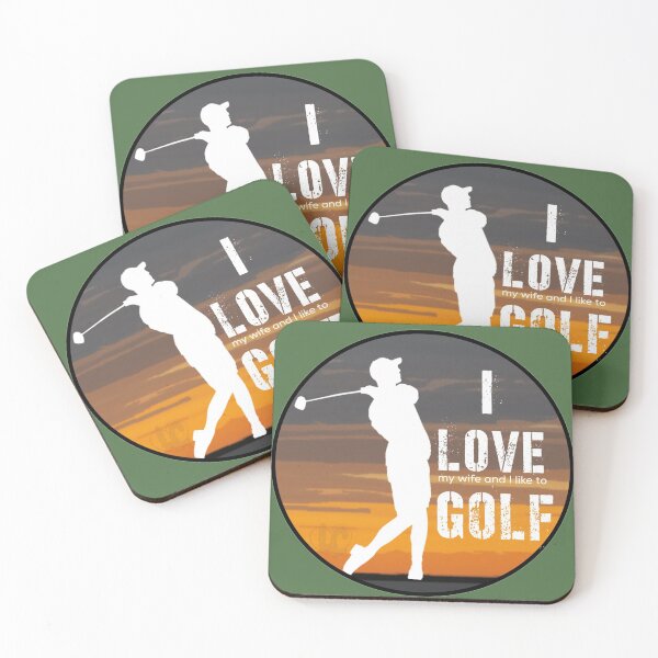 Item preview, I love golf (like golf love wife) design for wife and golf lovers designed and sold by LifeCrush.