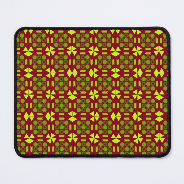 Item preview, Flashy Pattern 341 | Colorful Unique Flashy Patterns | Lime on a Burgundy Background Flashy Pattern designed and sold by Dream Wear.