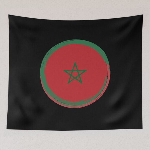 Item preview, Morocco Moroccan Flag designed and sold by TaeKim17.