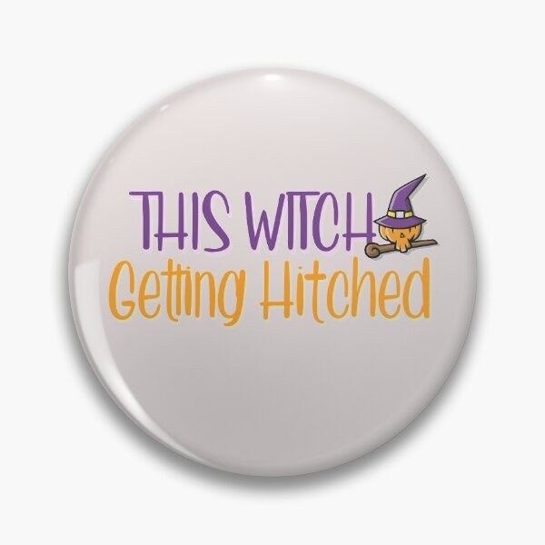 Item preview, This Witch Getting Hitched designed and sold by ErmessThiings.