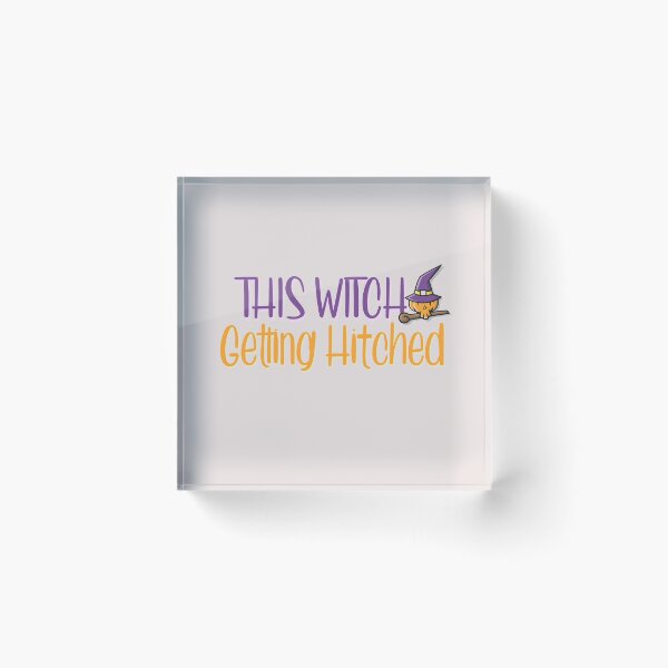 Item preview, This Witch Getting Hitched designed and sold by ErmessThiings.