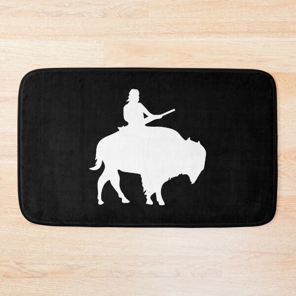 Item preview, Guy on a Buffalo Silhouette designed and sold by abowlofsoda.