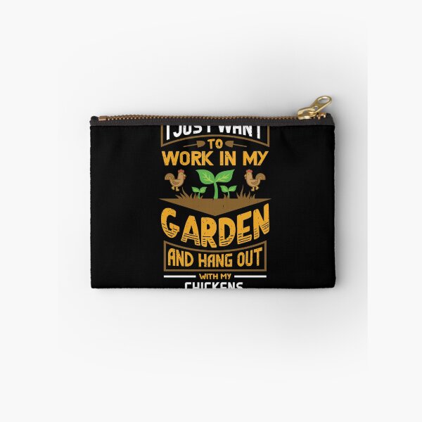 Item preview, I just want to work in my garden and hang out with my chickens designed and sold by Petartist.