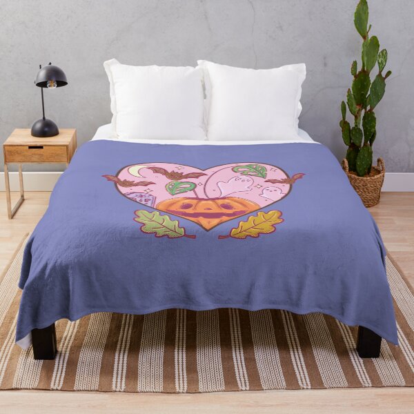 Item preview, Spooky Cute Ghost Pumpkin Monstera Halloween Heart designed and sold by Zombich.