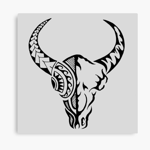 Bull Skull Tattoo Canvas Prints for Sale | Redbubble Bull Skull Tattoo Canvas Prints for Sale | Redbubble