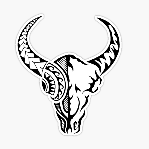 Bull Skull Horns Vector & Photo (Free Trial) | Bigstock