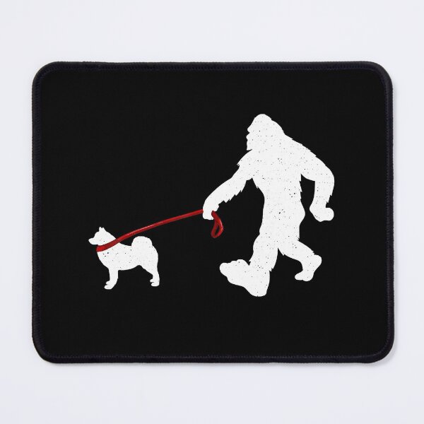 Item preview, Funny Bigfoot Walking With Samoyed Dog Gifts designed and sold by HenrieHard.