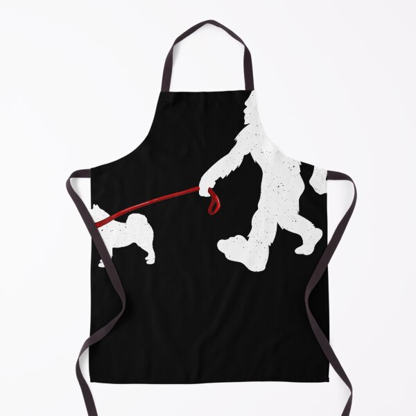 Item preview, Funny Bigfoot Walking With Samoyed Dog Gifts  designed and sold by HenrieHard.