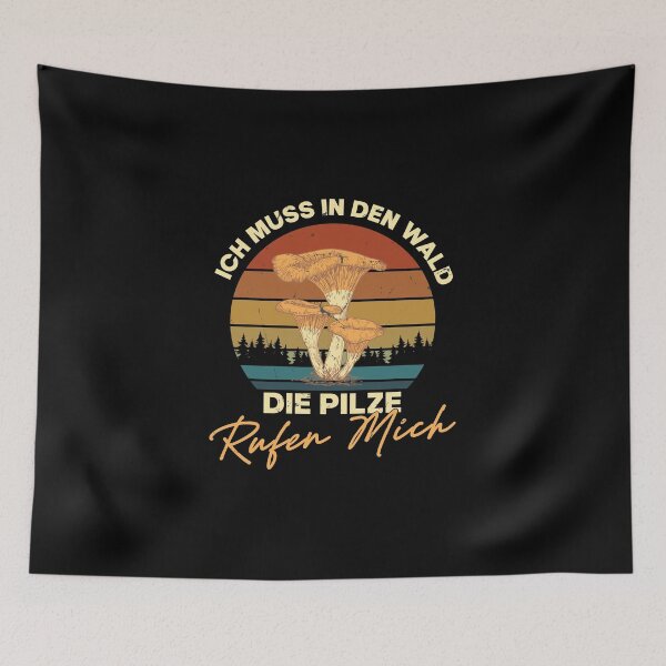 Item preview, Ich Muss In Den Wald, Die Pilze Rufen Mich designed and sold by StrongShirts.