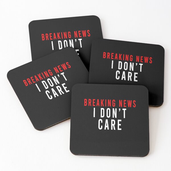 Item preview, breaking news i dont care mens tshirt designed and sold by davinci101.
