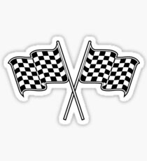 checkered flag Sticker