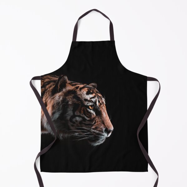 Item preview, Solemn Staring Tiger In Darkness designed and sold by TheWildFlix.