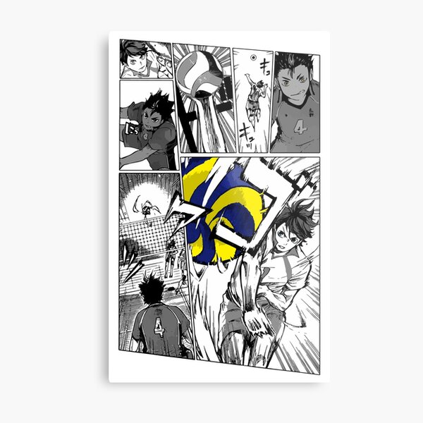 pack of stickers Haikyuu to the top Poster by ShonenMonk