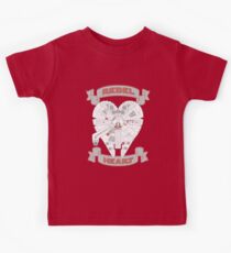 Rebel Heart - red Kids Tee