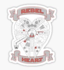 Rebel Heart - red Sticker