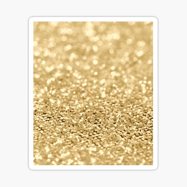 Sparkle Gold Crystals Sticker