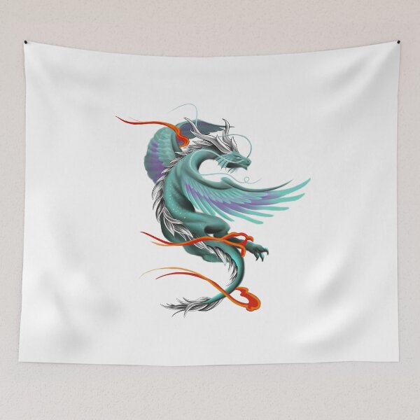 Item preview, Mythical Asian and Western Dragon with Wings designed and sold by Tyler Rosso.