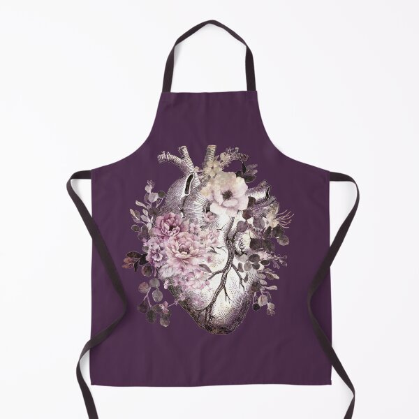 Item preview, Bloom Floral Heart Human Anatomy pink watercolor style flowers designed and sold by Collagedream.
