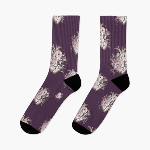 Item preview, Bloom Floral Heart Human Anatomy pink watercolor style flowers designed and sold by Collagedream.