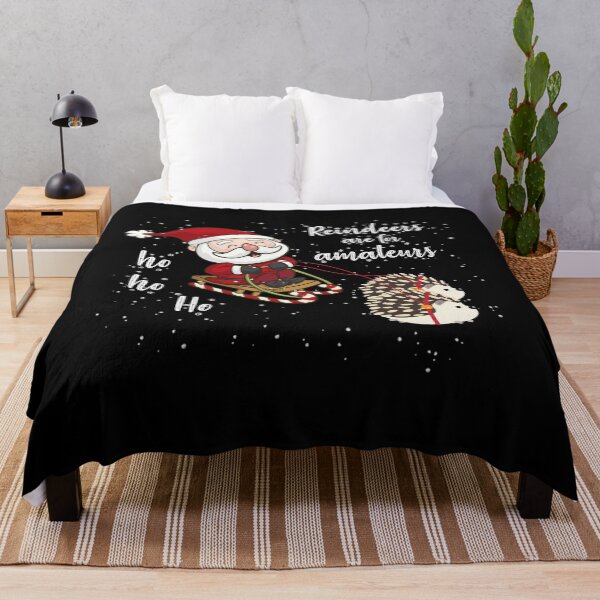 Item preview, Cute Santa Riding Hedgehogs Instead Of Sleigh Reindeers designed and sold by Ngan-Jasmine.