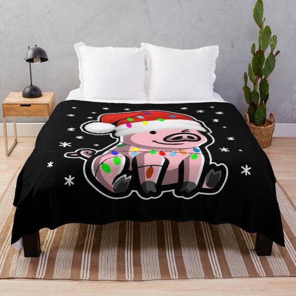 Item preview, Cute Pig with Christmas Lights for Pig Lovers Costume Gift designed and sold by NUMAcreations.