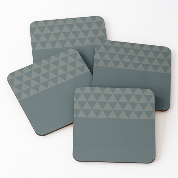 Item preview, Manly Triangles on Muted Navy designed and sold by Teallady.