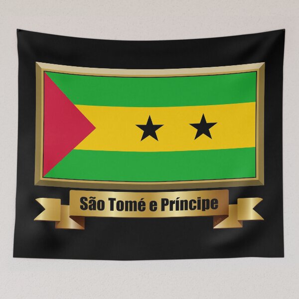 Item preview, SAO TOME and PRINCIPE Flag Gifts, Masks, Stickers & Products designed and sold by mpodger.