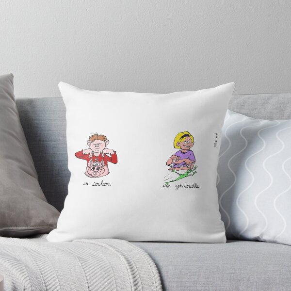 Item preview, cochon grenouille langue des signes designed and sold by zeno-cartoonist.