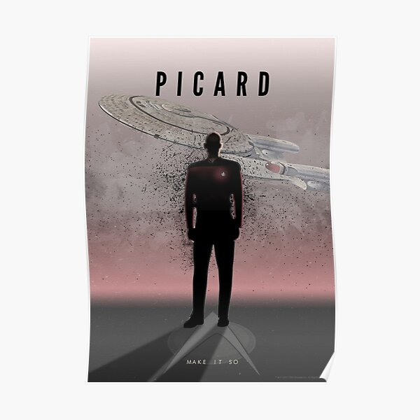 Picard from Star Trek TNG Poster