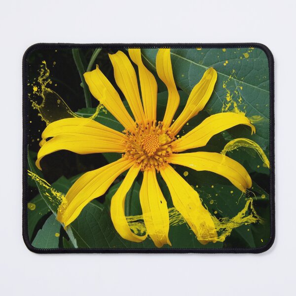 Item preview, Yellow flower colour splatter designed and sold by Pixelplosion.