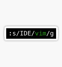 Vim FTW! Sticker